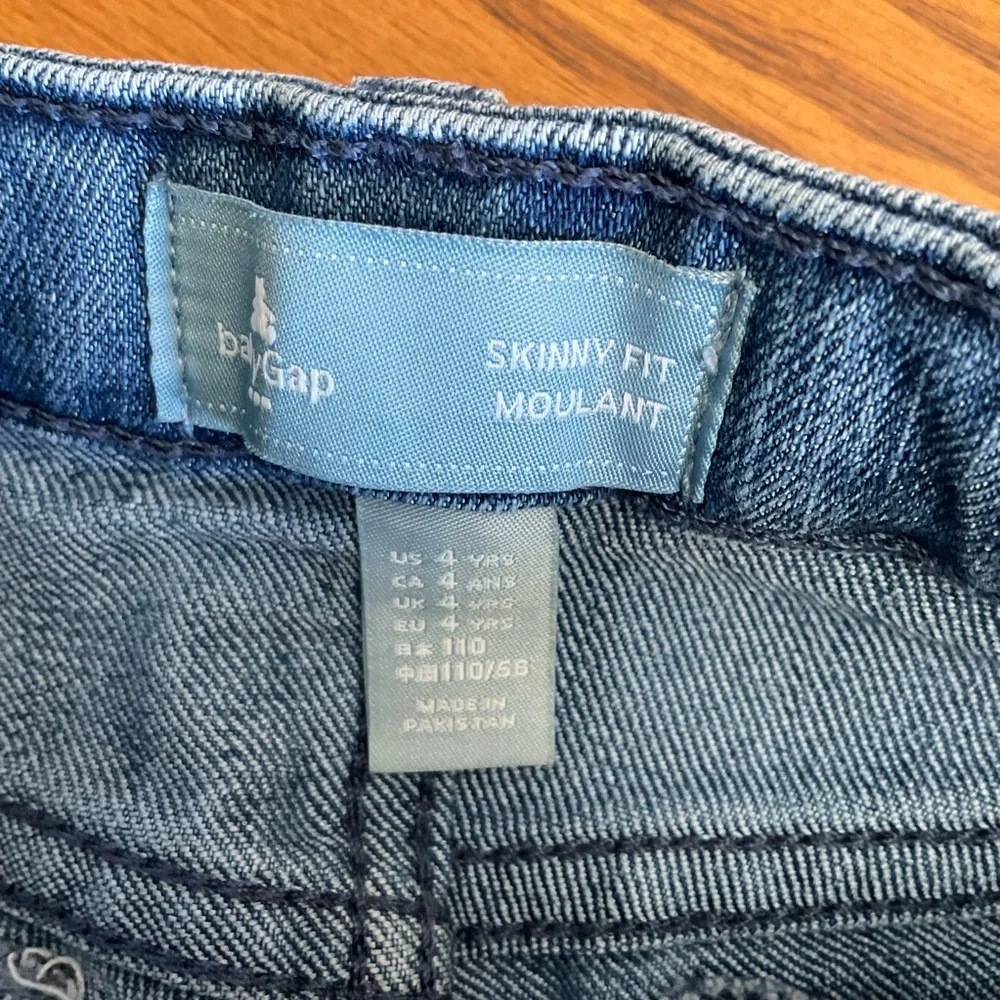 GUC babyGap Skinny Fit Moulant Denim Jeans, Sz 4
